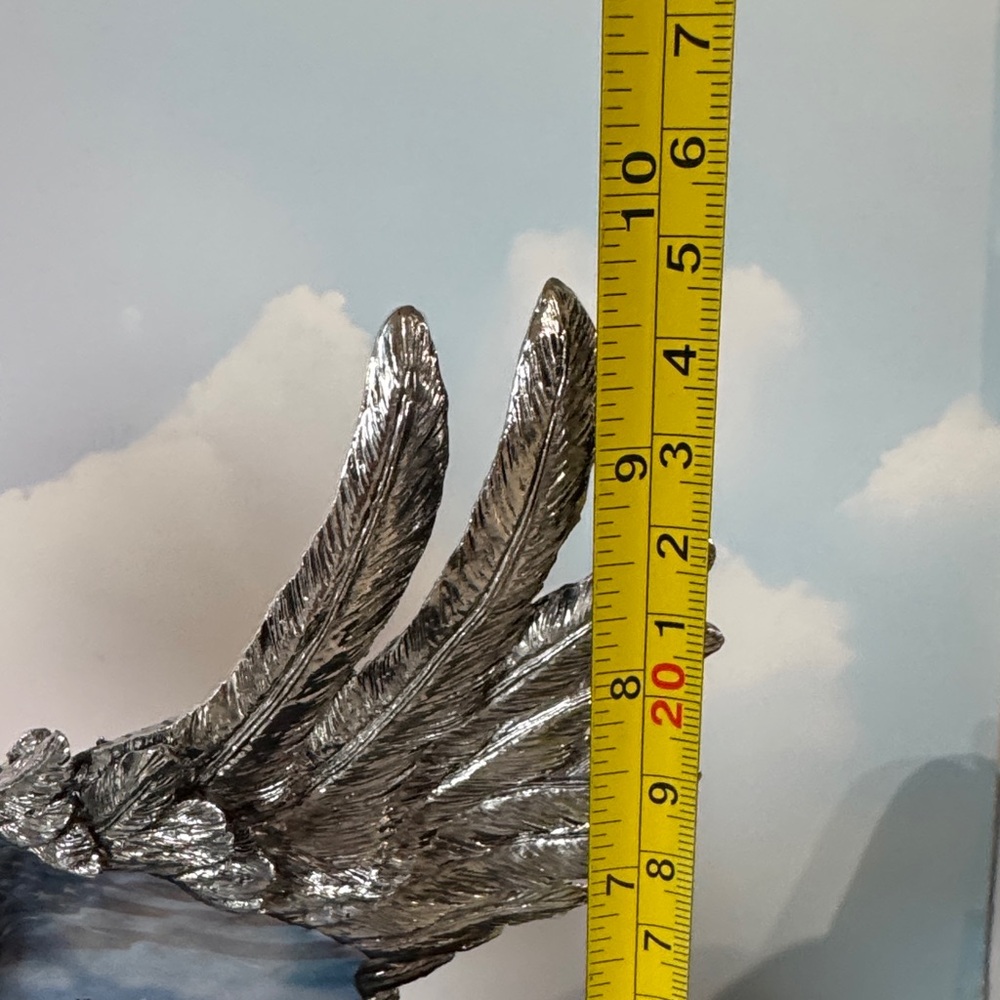 🔥Bradford Exchange Eagle Figurine #A3992 "Live to Ride" Ride Hard Live - Picture 13 of 15